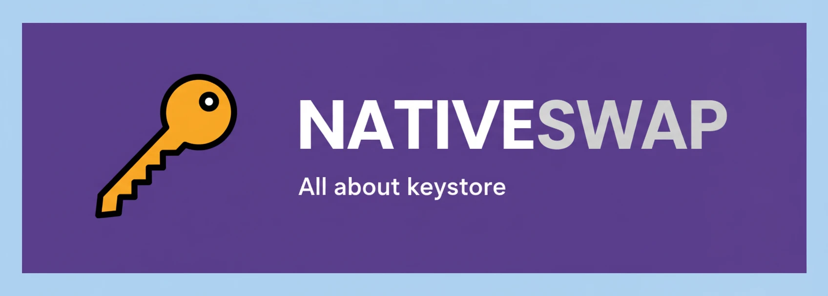 What is a Keystore Wallet on NativeSwap?